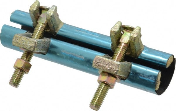 B&K Mueller - 1/2" Pipe Two Bolt 6" Repair Clamp - For Providing Strong Positive Seal In Repairing Leaking Pipes - Exact Tooling