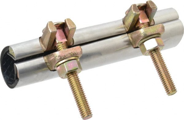 B&K Mueller - 1" Pipe Two Bolt 6" Repair Clamp - For Providing Strong Positive Seal In Repairing Leaking Pipes - Exact Tooling