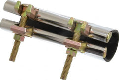 B&K Mueller - 1-1/2" Pipe Two Bolt 6" Repair Clamp - For Providing Strong Positive Seal In Repairing Leaking Pipes - Exact Tooling