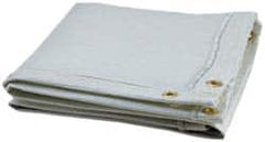 Steiner - 6' High x 4' Wide Uncoated Fiberglass Welding Blanket - White, Grommet - Exact Tooling