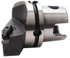Kennametal - Right Hand Cut, Size KM80, CN.. Insert Compatiblity, Internal Modular Turning & Profiling Cutting Unit Head - 53mm Ctr to Cutting Edge, 70mm Head Length, Through Coolant, Series Kenclamp - Exact Tooling