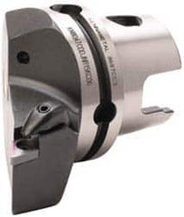 Kennametal - Right Hand Cut, Size KM80, DN.. Insert Compatiblity, External Modular Turning & Profiling Cutting Unit Head - 53mm Ctr to Cutting Edge, 70mm Head Length, Through Coolant, Series Kenclamp - Exact Tooling