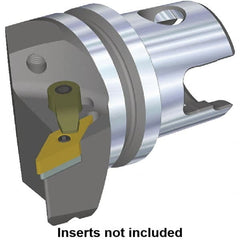 Kennametal - Right Hand Cut, Size KM32, VN.. Insert Compatiblity, External Modular Turning & Profiling Cutting Unit Head - 22mm Ctr to Cutting Edge, 40mm Head Length, Through Coolant, Series Kenloc - Exact Tooling