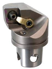 Kennametal - Left Hand Cut, Size KM80, CN.. Insert Compatiblity, Internal Modular Turning & Profiling Cutting Unit Head - 53mm Ctr to Cutting Edge, 70mm Head Length, Through Coolant, Series Kenloc - Exact Tooling