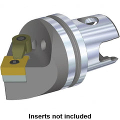 Kennametal - Neutral Cut, Size KM32, SN.. Insert Compatiblity, External Modular Turning & Profiling Cutting Unit Head - 40mm Head Length, Through Coolant, Series Kenloc - Exact Tooling