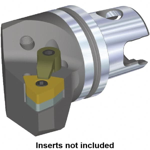 Kennametal - Left Hand Cut, Size KM32, WN.. Insert Compatiblity, External Modular Turning & Profiling Cutting Unit Head - 22mm Ctr to Cutting Edge, 35mm Head Length, Through Coolant, Series Kenloc - Exact Tooling