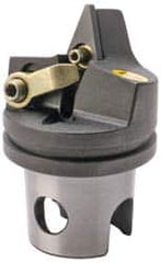 Kennametal - Neutral Cut, Size KM63, VN.. Insert Compatiblity, External Modular Turning & Profiling Cutting Unit Head - 60mm Head Length, Through Coolant, Series Kenloc - Exact Tooling