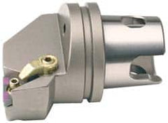 Kennametal - Right Hand Cut, Size KM32, TN.. Insert Compatiblity, Internal Modular Turning & Profiling Cutting Unit Head - 22mm Ctr to Cutting Edge, 35mm Head Length, Through Coolant, Series Kenloc - Exact Tooling