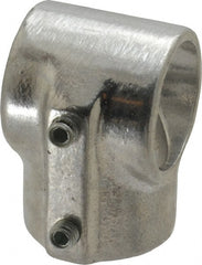 Hollaender - 1-1/4" Pipe, Tee-E, Aluminum Alloy Tee Pipe Rail Fitting - Bright Finish - Exact Tooling