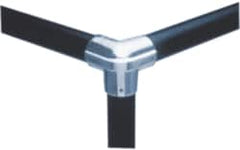 Hollaender - 3/4" Pipe, Side Outlet Elbow, Aluminum Alloy Elbow Pipe Rail Fitting - Bright Finish - Exact Tooling