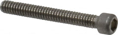 Value Collection - #0-80 UNF Hex Socket Drive, Socket Cap Screw - Grade 18-8 & Austenitic A2 Stainless Steel, Fully Threaded, 1/2" Length Under Head - Exact Tooling