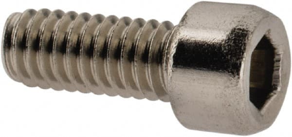 Value Collection - #3-56 UNF Hex Socket Drive, Socket Cap Screw - Grade 18-8 & Austenitic A2 Stainless Steel, Fully Threaded, 1/4" Length Under Head - Exact Tooling