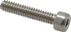 Value Collection - #5-40 UNC Hex Socket Drive, Socket Cap Screw - Grade 18-8 & Austenitic A2 Stainless Steel, Fully Threaded, 5/8" Length Under Head - Exact Tooling