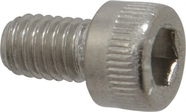 Value Collection - #10-32 UNF Hex Socket Drive, Socket Cap Screw - Grade 18-8 & Austenitic A2 Stainless Steel, Fully Threaded, 5/16" Length Under Head - Exact Tooling