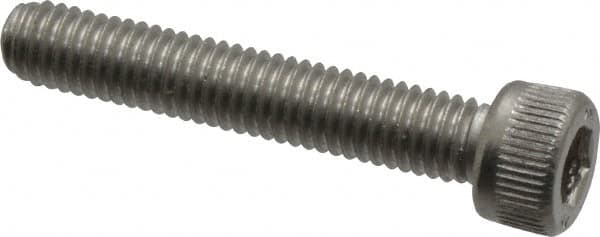 Value Collection - #10-32 UNF Hex Socket Drive, Socket Cap Screw - Grade 18-8 & Austenitic A2 Stainless Steel, Partially Threaded, 1-1/8" Length Under Head - Exact Tooling