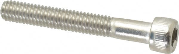 Value Collection - #10-32 UNF Hex Socket Drive, Socket Cap Screw - Grade 18-8 & Austenitic A2 Stainless Steel, Partially Threaded, 1-3/8" Length Under Head - Exact Tooling