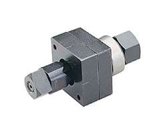 Greenlee - 1.14 Inch Hole Length x 0.99 Inch Wide, Rectangular Punch Unit - Hydraulic and Manually Operated, 14 Gauge Max in Mild Steel - Exact Tooling
