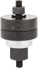 Greenlee - 1 Inch Hole Length x 1 Inch Wide, Square, Knockout Punch Unit - Hydraulic and Manually Operated, 14 Gauge Max in Mild Steel - Exact Tooling