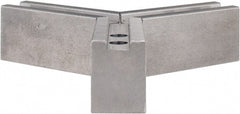 Abbott Workholding Products - 10" & Up Chuck Capacity, 1.5mm x 60° Serrated Attachment, Square Soft Lathe Chuck Jaw - 3 Jaws, Steel, 1.1811" Btw Mount Hole Ctrs, 4-1/2" Long x 1-1/2" Wide x 2" High, 0.6299" Groove, 0.4724" & 12mm Fastener - Exact Tooling