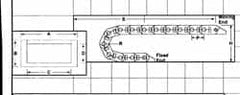 Igus - 6 Ft. Long, Igumid G and Igumid NB, Snap Open Cable and Hose Carrier - 0.59 Inch Inside Width x 3/4 Inch Inside Height, 1.06 Inch Outside Width x 0.98 Inch Outside Height, 1-1/2 Inch Bend Radius - Exact Tooling