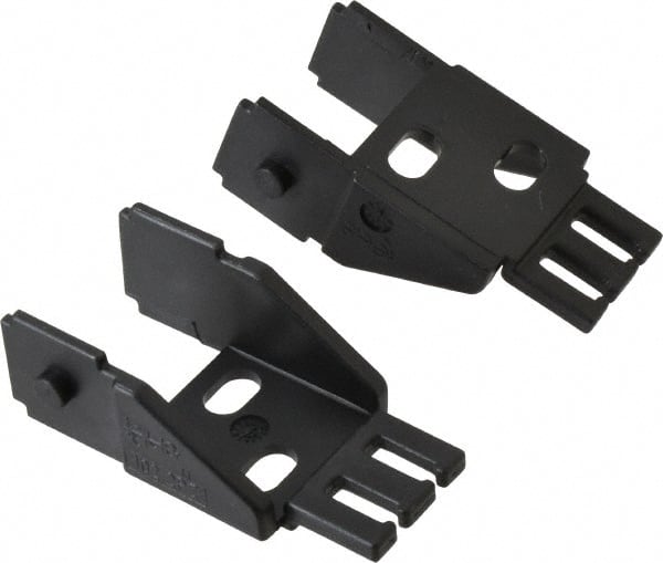 Igus - 1.42 Inch Outside Width x 0.94 Inch Outside Height, Cable and Hose Carrier Steel Zipper Mounting Bracket Set - 1-1/2 Inch Bend Radius, 0.98 Inch Inside Width x 0.67 Inch Inside Height - Exact Tooling