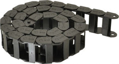 Igus - 3 Ft. Long, Igumid G, Fixed Open Cable and Hose Carrier - 1-1/2 Inch Inside Width x 0.71 Inch Inside Height, 1.93 Inch Outside Width x 0.91 Inch Outside Height, 1-1/2 Inch Bend Radius - Exact Tooling