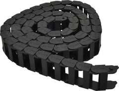 Igus - 6 Ft. Long, Igumid G, Fixed Open Cable and Hose Carrier - 1-1/2 Inch Inside Width x 0.71 Inch Inside Height, 1.93 Inch Outside Width x 0.91 Inch Outside Height, 1-1/2 Inch Bend Radius - Exact Tooling