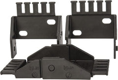 Igus - 2.4 Inch Outside Width x 0.94 Inch Outside Height, Cable and Hose Carrier Steel Zipper Mounting Bracket Set - 1-1/2 Inch Bend Radius, 1.97 Inch Inside Width x 0.67 Inch Inside Height - Exact Tooling