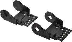Igus - 2.87 Inch Outside Width x 1.38 Inch Outside Height, Cable and Hose Carrier Plastic Open Mounting Bracket Set - 2.17 Inch Bend Radius, 2.24 Inch Inside Width x 0.98 Inch Inside Height - Exact Tooling