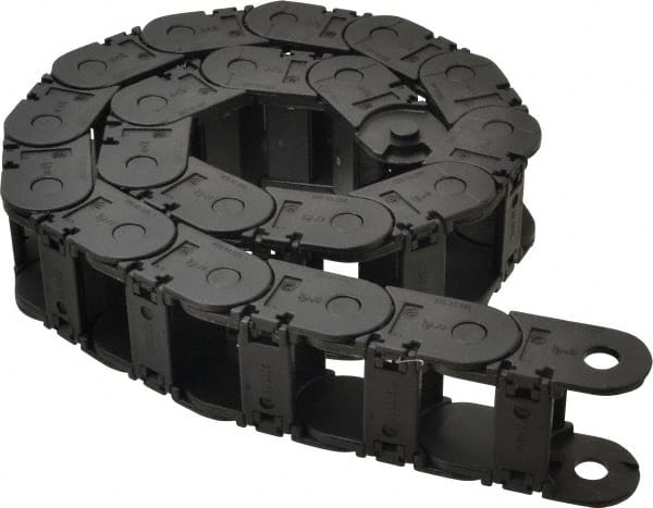 Igus - 3 Ft. Long, Igumid G, Snap Open Cable and Hose Carrier - 1-1/2 Inch Inside Width x 0.98 Inch Inside Height, 2.13 Inch Outside Width x 1.38 Inch Outside Height, 2.16 Inch Bend Radius - Exact Tooling