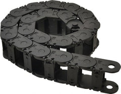 Igus - 3 Ft. Long, Igumid G, Snap Open Cable and Hose Carrier - 1-1/2 Inch Inside Width x 0.98 Inch Inside Height, 2.13 Inch Outside Width x 1.38 Inch Outside Height, 2.16 Inch Bend Radius - Exact Tooling