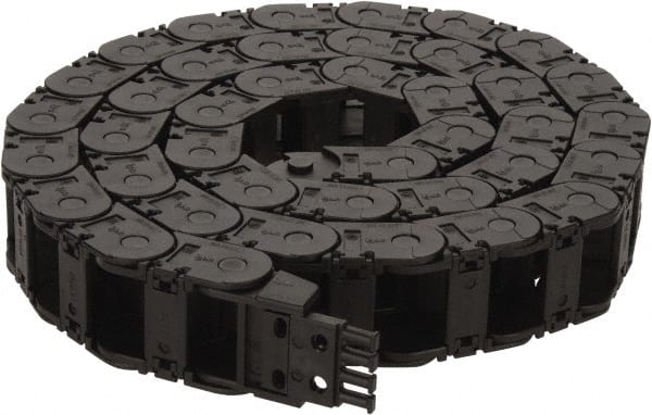 Igus - 6 Ft. Long, Igumid G, Snap Open Cable and Hose Carrier - 1-1/2 Inch Inside Width x 0.98 Inch Inside Height, 2.13 Inch Outside Width x 1.38 Inch Outside Height, 2.16 Inch Bend Radius - Exact Tooling