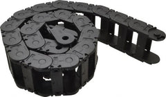 Igus - 3 Ft. Long, Igumid G, Snap Open Cable and Hose Carrier - 2.24 Inch Inside Width x 0.98 Inch Inside Height, 2.87 Inch Outside Width x 1.38 Inch Outside Height, 2.16 Inch Bend Radius - Exact Tooling