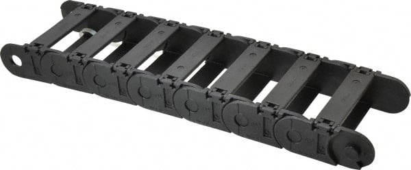 Igus - 1 Ft. Long, Igumid G, Snap Open Cable and Hose Carrier - 3.03 Inch Inside Width x 0.98 Inch Inside Height, 3.66 Inch Outside Width x 1.38 Inch Outside Height, 2.16 Inch Bend Radius - Exact Tooling