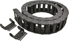 Igus - 6 Ft. Long, Igumid G, Snap Open Cable and Hose Carrier - 3.03 Inch Inside Width x 0.98 Inch Inside Height, 3.66 Inch Outside Width x 1.38 Inch Outside Height, 4.92 Inch Bend Radius - Exact Tooling