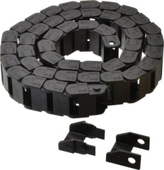 Igus - 3 Ft. Long, Igumid G, Fixed Open Cable and Hose Carrier - 0.79 Inch Inside Width x 0.41 Inch Inside Height, 1.06 Inch Outside Width x 0.59 Inch Outside Height, 1.1 Inch Bend Radius - Exact Tooling