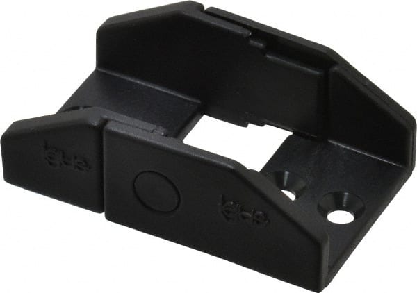 Igus - 1.06 Inch Outside Width x 0.59 Inch Outside Height, Cable and Hose Carrier Plastic Zipper Mounting Bracket Set - 1.1 Inch Bend Radius, 0.79 Inch Inside Width x 0.41 Inch Inside Height - Exact Tooling
