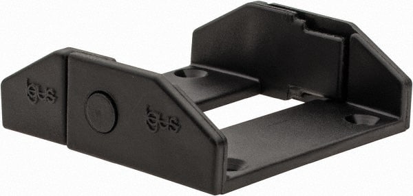 Igus - 1.85 Inch Outside Width x 0.59 Inch Outside Height, Cable and Hose Carrier Plastic Zipper Mounting Bracket Set - 1.1 Inch Bend Radius, 1.57 Inch Inside Width x 0.41 Inch Inside Height - Exact Tooling