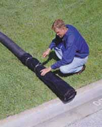 UltraTech - 12 Inch Diameter Pipe Sock - For Use with Oil and Sediment, Helps Comply with NPDES and 40 CFR 122.26 - Exact Tooling