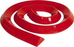UltraTech - 10' Long x 4" Wide, Polypropylene Flexible Wall - Orange, Use to Seal off Spills From the Environment - Exact Tooling