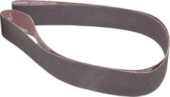 Norton - 2" Wide x 72" OAL, 36 Grit, Aluminum Oxide Abrasive Belt - Aluminum Oxide, Very Coarse, Coated, X Weighted Cloth Backing, Series R228 - Exact Tooling
