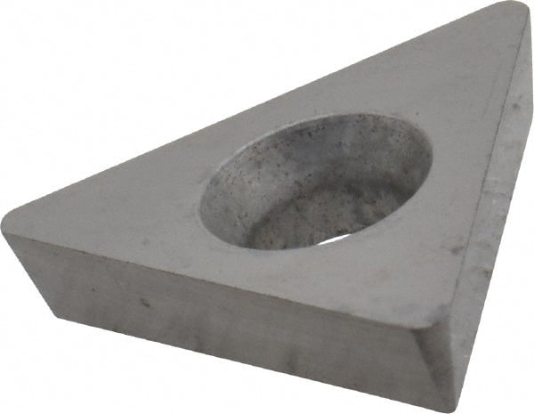Interstate - TPGW322 Grade I55 Carbide Turning Insert - Uncoated, 60° Triangle, 3/8" Inscr Circle, 1/8" Thick, 1/32" Corner Radius - Exact Tooling
