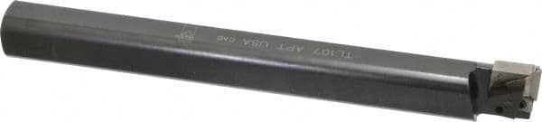 APT - 1-1/4" Min Bore Diam, 9" OAL, 1" Shank Diam, Indexable Boring Bar - TPG Insert, Screw or Clamp Holding Method - Exact Tooling