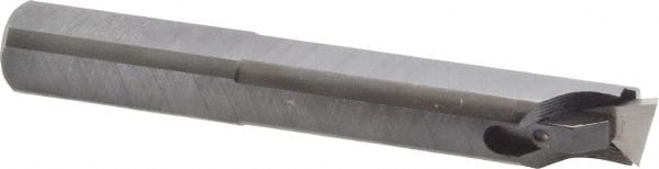 Made in USA - 0.8" Min Bore Diam, 5" OAL, 3/4" Shank Diam, Indexable Boring Bar - 3" Max Bore Depth, TPG 320 Insert, Clamp Holding Method - Exact Tooling
