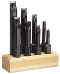 Made in USA - 0.55" Min Bore Diam, 4" OAL, 3/4" Shank Diam, Indexable Boring Bar - 2" Max Bore Depth, TPEE 730 Insert, Clamp Holding Method - Exact Tooling