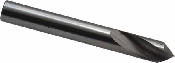 Magafor - 1/4" Body Diam, 90°, 2" OAL, Solid Carbide Spotting Drill - Exact Tooling