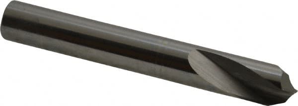 Magafor - 3/8" Body Diam, 120°, 2-3/4" OAL, Solid Carbide Spotting Drill - Exact Tooling