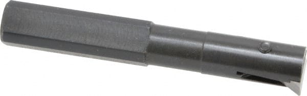 APT - 1/2" Min Bore Diam, 3" OAL, 1/2" Shank Diam, Indexable Boring Bar - 1-1/2" Max Bore Depth, TPG 221 Insert, Screw Holding Method - Exact Tooling