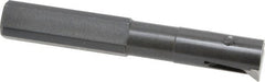 APT - 1/2" Min Bore Diam, 3" OAL, 1/2" Shank Diam, Indexable Boring Bar - 1-1/2" Max Bore Depth, TPG 221 Insert, Screw Holding Method - Exact Tooling