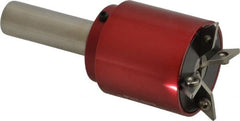 Made in USA - 5/8 Inch Round Shank Diameter, Coolant and Air Actuated Bar Puller - 1/8 to 1-1/8 Inch Gripping Range, 4-1/8 Inch Long, 1-5/8 Inch Wide - Exact Tooling